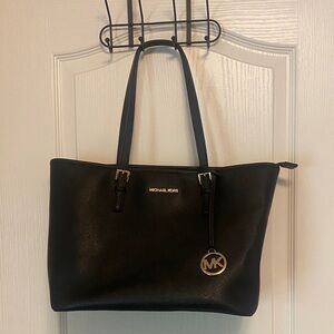 Michael Kors Black Leather Tote